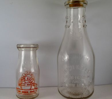 Half-pint and quart bottles