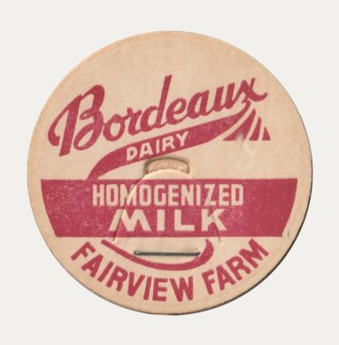 Bordeaux Dairy bottle cap (milk)