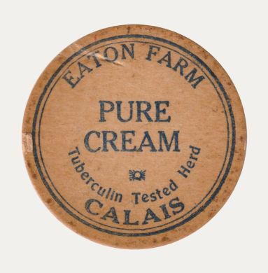 Eaton Farm bottle cap (cream)