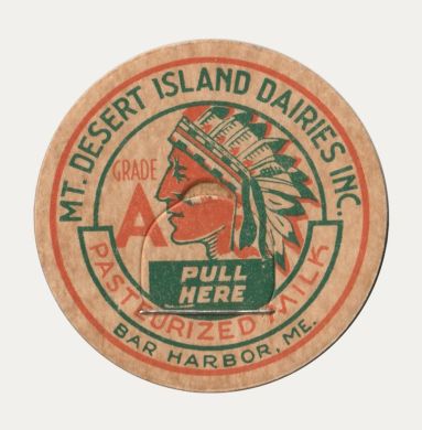 Mt. Desert Island Dairies bottle cap (pasteurized)