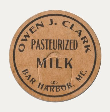 Owen J. Clark bottle cap (Bar Harbor)