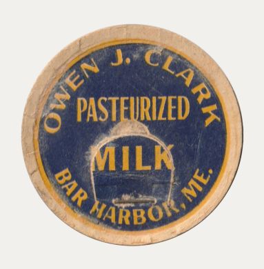 Owen J. Clark bottle cap (Bar Harbor)