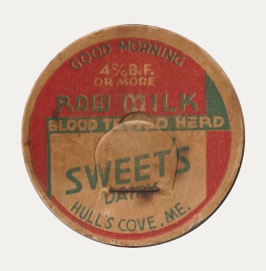 Sweet's Dairy bottle cap