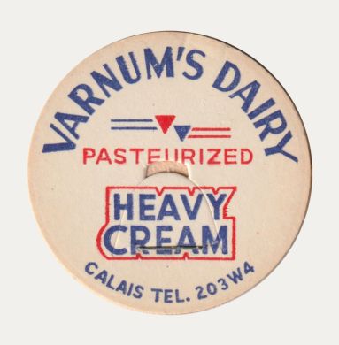 Varnum's Dairy bottle cap