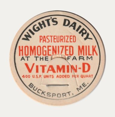 Wight's Dairy bottle cap