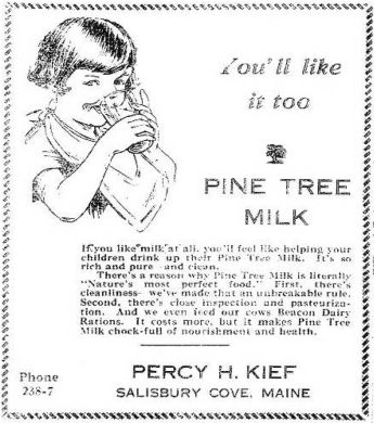 Advertisement - Pine Tree Milk