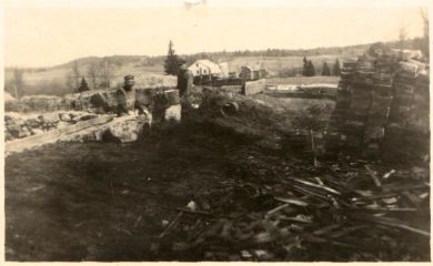 Whitney barn foundation