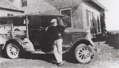 Philmore Whitney at Whitney's Dairy Farm