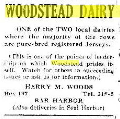 Advertisement: Dairy with registered Jerseys