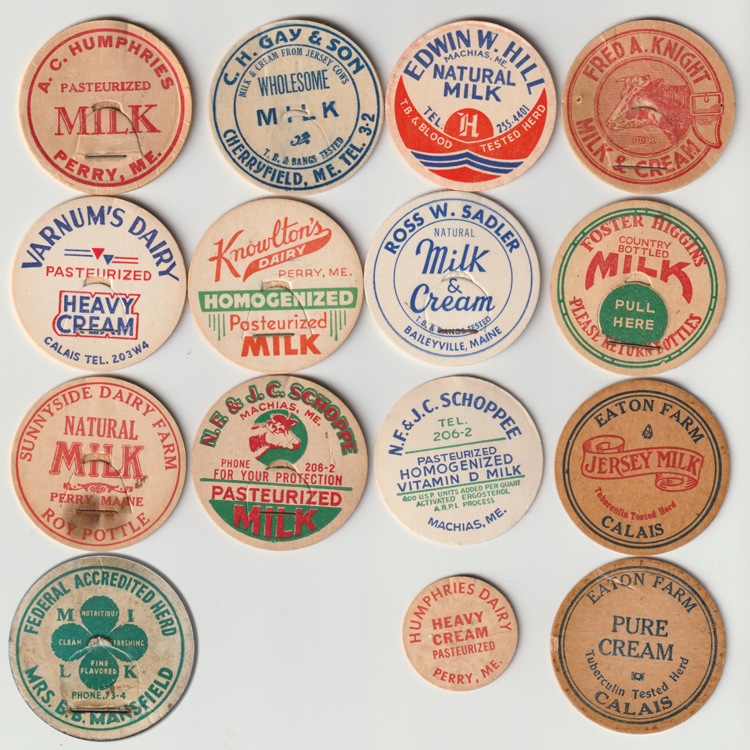 MDI dairy operations bottle caps